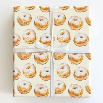 Glazed and Jazzy - Gift Wrap for Christmas, Holidays Wrapping Paper, Christmas Wrapping Paper