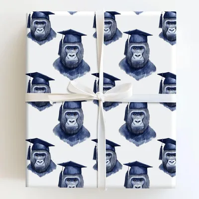 Bananas for Graduation - Gift Wrap for Christmas, Holidays Wrapping Paper, Christmas Wrapping Paper