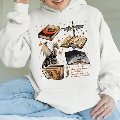 Fourth Wing Series Hoodie Onyx Storm Hoodie Dragon Rider Hoodie Bookish Hoodie Gift For Book Lover Violet Sorrengail Hoodie