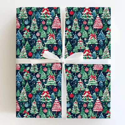 Freedom Frost - Gift Wrap for Christmas, Holidays Wrapping Paper, Christmas Wrapping Paper
