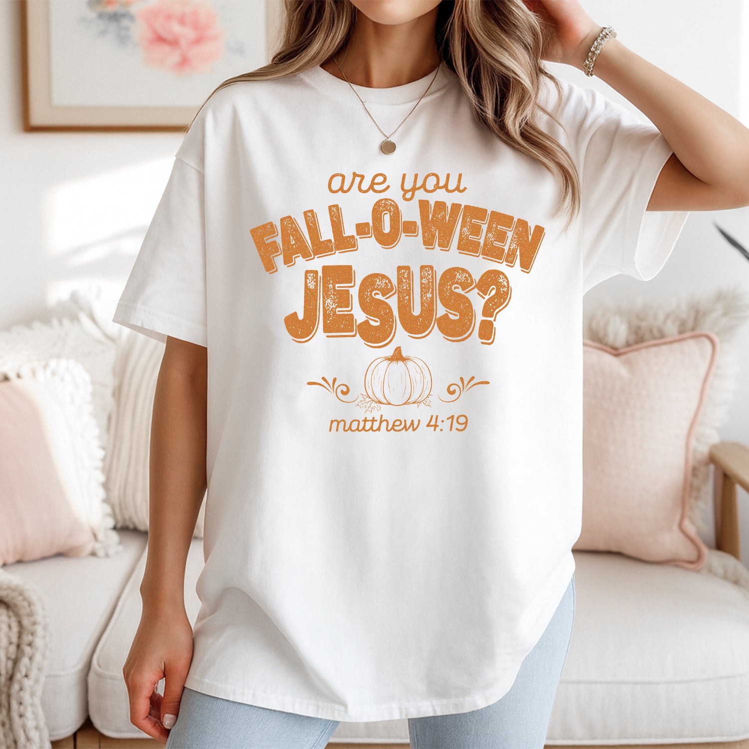 Retro Fall Religious T-Shirt – Vintage Faith Graphic Tee