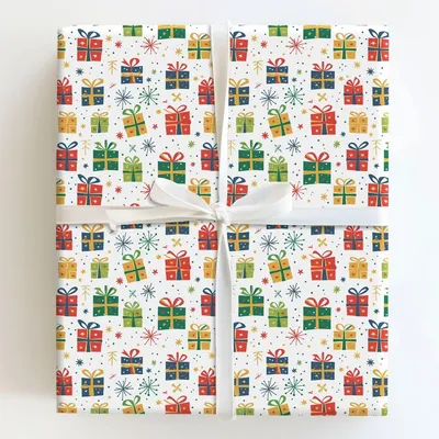 Under the Tree - Gift Wrap for Christmas, Holidays Wrapping Paper, Christmas Wrapping Paper