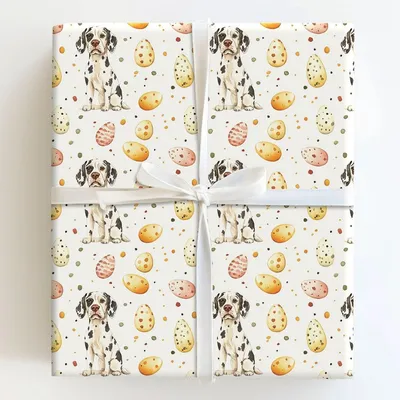 Easter Eggs with the Harlequin - Gift Wrap for Christmas, Holidays Wrapping Paper, Christmas Wrapping Paper