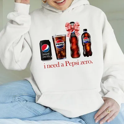 Pepsi Zero Sugar Hoodie I Need A Pepsi Zero Graphic Cool Fun Pick For Soda Lovers