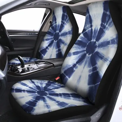 Tie Dye Shibori Print Universal Fit Car Seat Covers