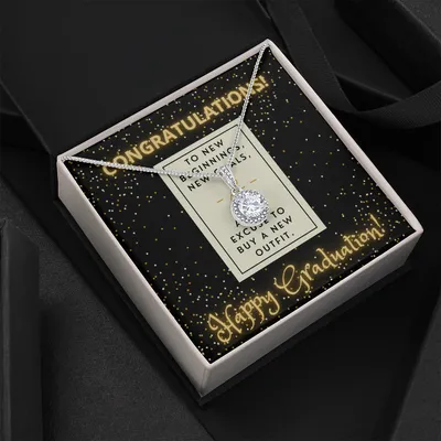 Congratulations I Am So Proud Of You Birthstone Necklace - Graduation Gift Necklace, Graduation Gift For Her, College Graduation Gift For Her, High School, Senior Graduation, Class Of 2022 - Graduation Gift For Daughter