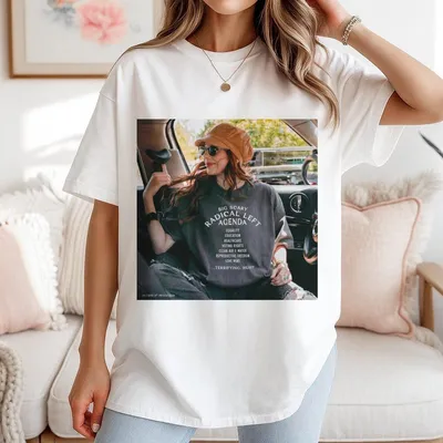 Radical Left Agenda T-Shirt Progressive Political T-Shirt Liberal Protest T-Shirt Equality Feminist Gift Unisex Graphic Cotton