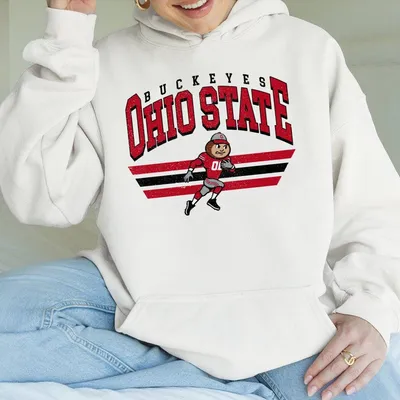 Retro College Football Mascot Hoodie Classic Menswear Tops Cotton Hoodie