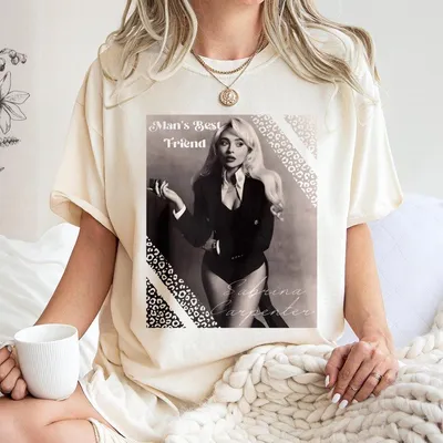 Singer T-Shirt T-Shirt Best Friend T-Shirt Band Concert Merch Leopard Aesthetic Bad Girl T-Shirt