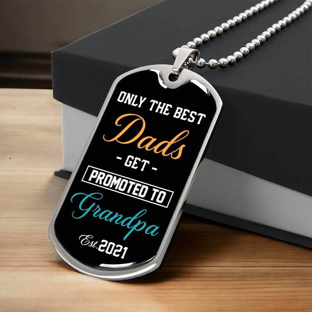 Gift For Father's Day - Luxury Necklace - Army Tag Necklace, Dog Tag