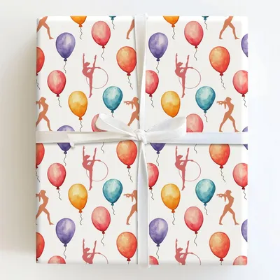Party Polina - Gift Wrap for Christmas, Holidays Wrapping Paper, Christmas Wrapping Paper
