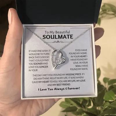 My Beautiful Soulmate - My Home - Forever Love Necklace
