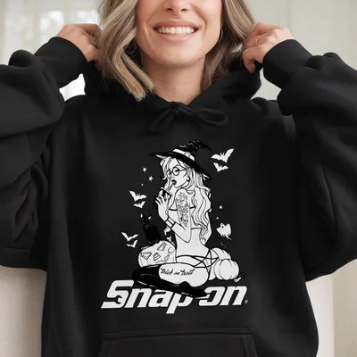 Custom Snap On Halloween Hoodie For Men Printed Fitted Casual Unisex Top Made In Usa,