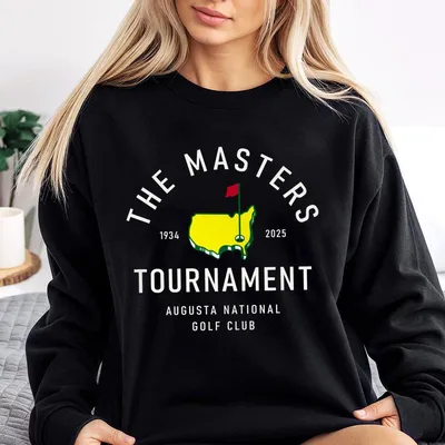 The Masters 2025 Golf Graphic Sweatshirt, Unisex For Men And Women, Casual Top For Daily Wear