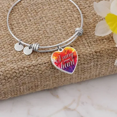 I Carry You in My Heart Bangle