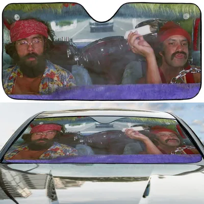 Gmc Auto Windshield Sun Visor, Max Heat Reduction, Uv Ray Protection, Custom Fit Foldable Interior Shield Car Sunshade