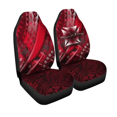 Wallis et Futuna Car Seat Cover Artsy Style Special