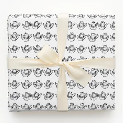 The Rancher - Gift Wrap for Christmas, Holidays Wrapping Paper, Christmas Wrapping Paper