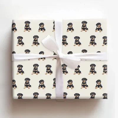 Pup and Coming - Gift Wrap for Christmas, Holidays Wrapping Paper, Christmas Wrapping Paper