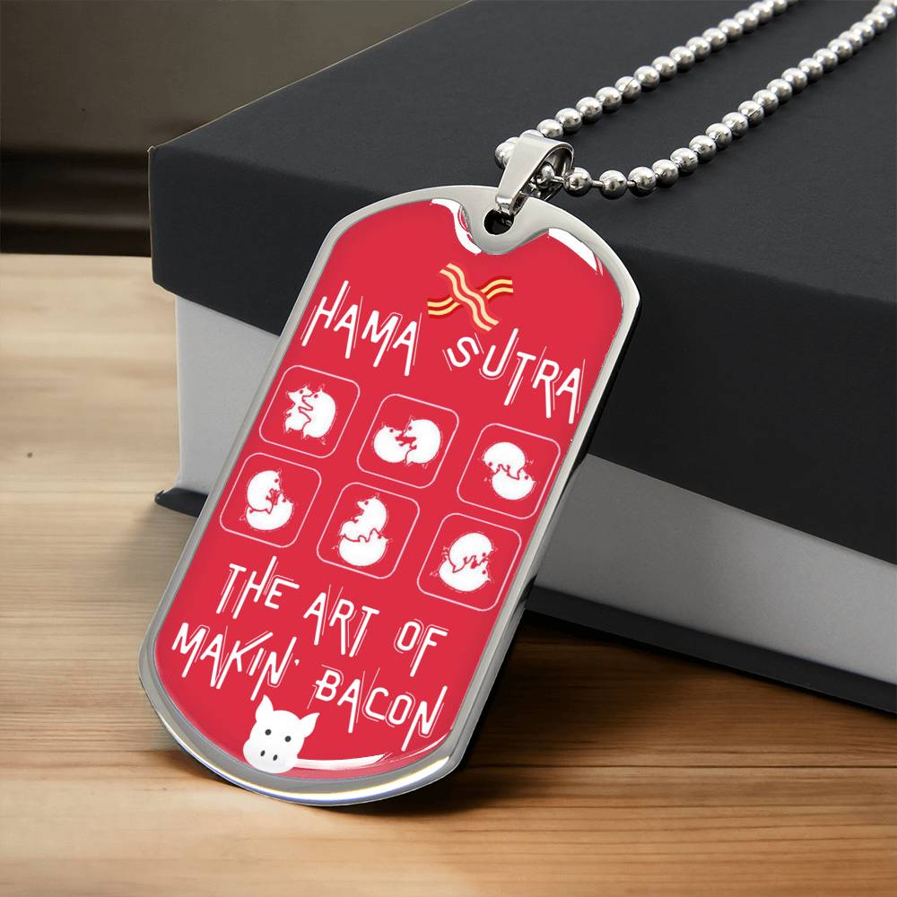 Hama Sutra The Art Of Makin' Bacon - Army Tag Necklace, Dog Tag