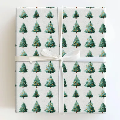 Orange Season - Gift Wrap for Christmas, Holidays Wrapping Paper, Christmas Wrapping Paper