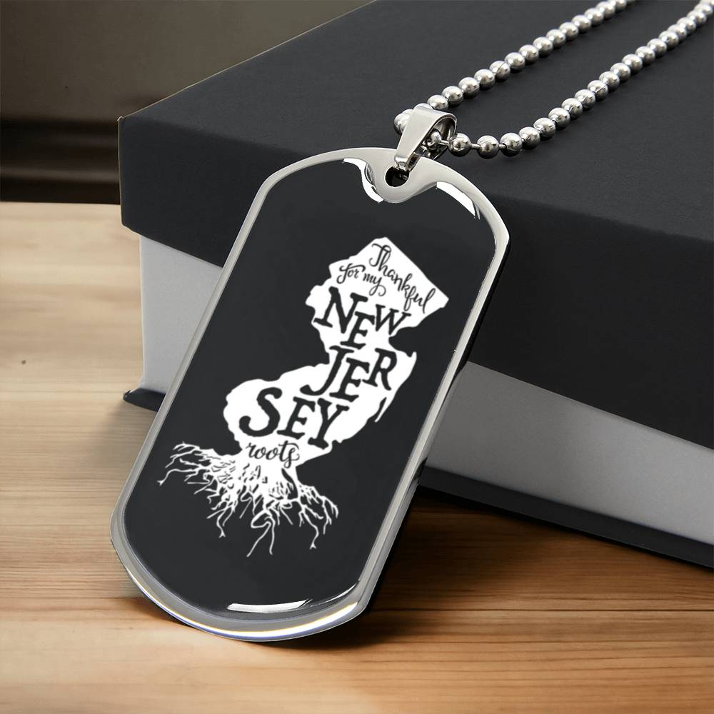 Jersey Roots - Army Tag Necklace, Dog Tag