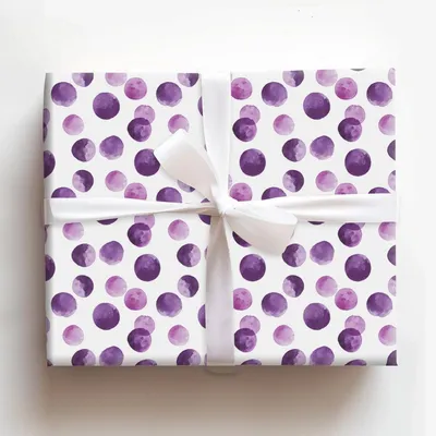 Iris Dot - Gift Wrap for Christmas, Holidays Wrapping Paper, Christmas Wrapping Paper