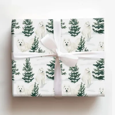 Snow Day for Eskimos - Gift Wrap for Christmas, Holidays Wrapping Paper, Christmas Wrapping Paper
