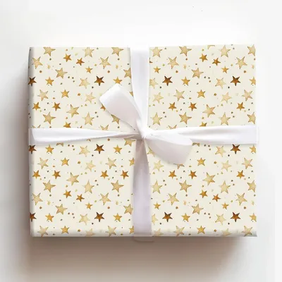 Infinite Stars - Gift Wrap for Christmas, Holidays Wrapping Paper, Christmas Wrapping Paper