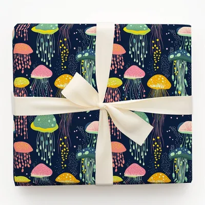 Jelly Friends - Gift Wrap for Christmas, Holidays Wrapping Paper, Christmas Wrapping Paper