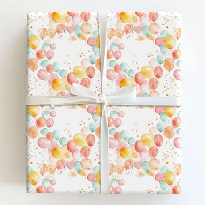 Archway to Birthday Bliss - Gift Wrap for Christmas, Holidays Wrapping Paper, Christmas Wrapping Paper