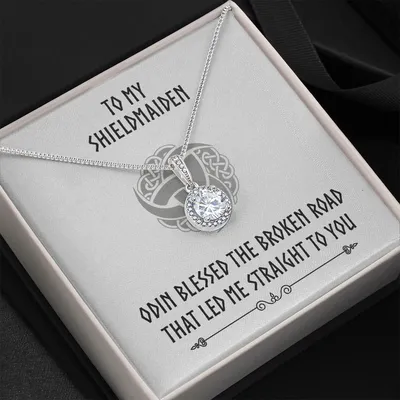 The Broken Road That Led Me Straight To You Eternal Hope Necklace Gift For Shieldmaiden
