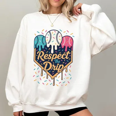 Ice Cream Youth Baseball Sweatshirt Boys Home Plate Glove Sweatshirt Youth Sweatshirt Youth Clothes Trending Kids Sweatshirt
