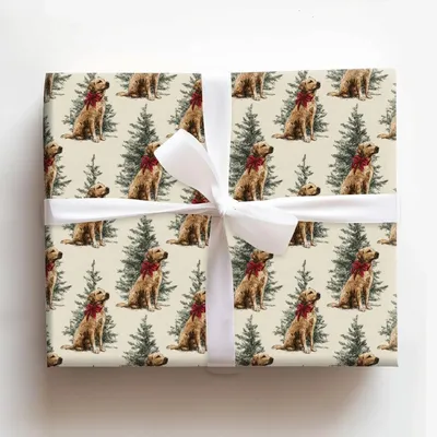 Joyful Yellow - Gift Wrap for Christmas, Holidays Wrapping Paper, Christmas Wrapping Paper