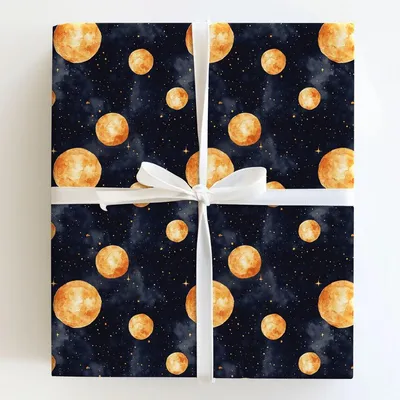 Mars Magic - Gift Wrap for Christmas, Holidays Wrapping Paper, Christmas Wrapping Paper