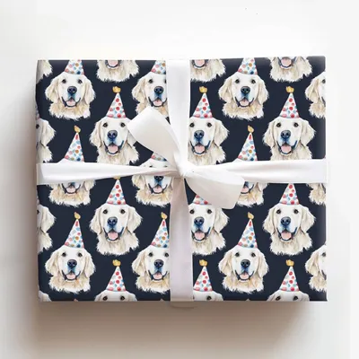 Bone to Party - Gift Wrap for Christmas, Holidays Wrapping Paper, Christmas Wrapping Paper