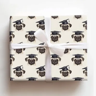 Fawn Graduate - Gift Wrap for Christmas, Holidays Wrapping Paper, Christmas Wrapping Paper