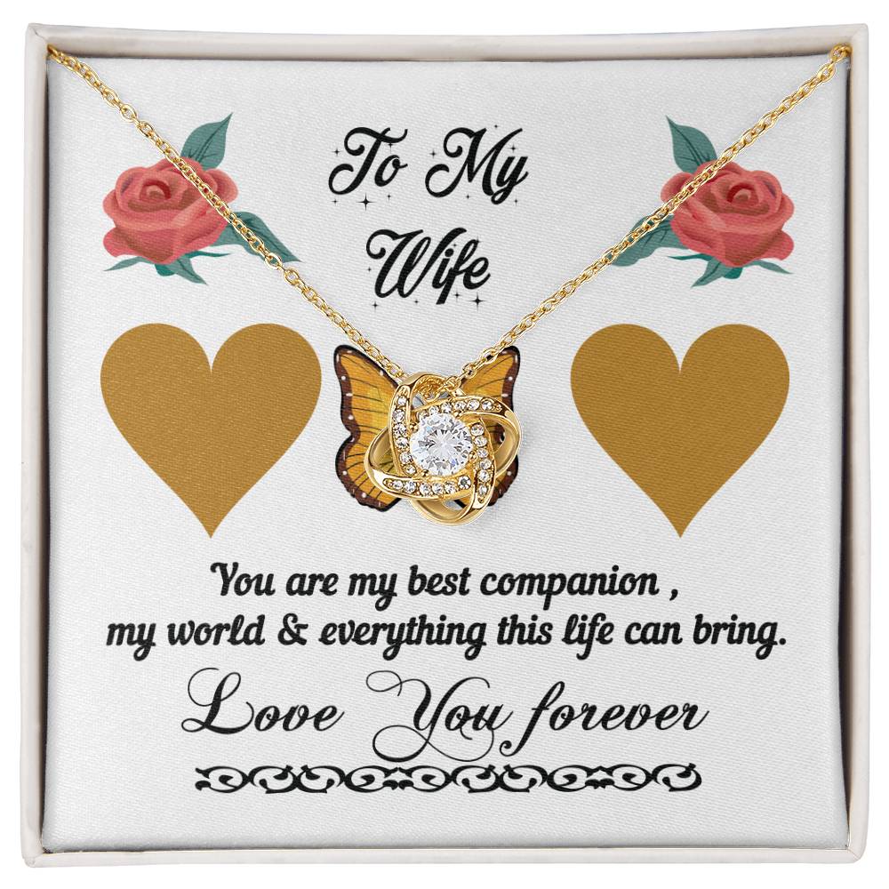 Gift for Wife Love Knot Necklace