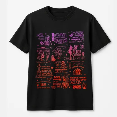 They Didn'T Burn Witches They Burned Women T-Shirt,Halloween Feminism T-Shirt Women Empowerment Her Power Women'S Rights Soft Summer Style