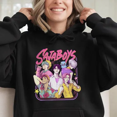 Saja Boys Boy Band Youth Hoodie Kpop Demon Hunters Hoodie Demon Hunters Merch Hoodie Saja Boys Fan Gift