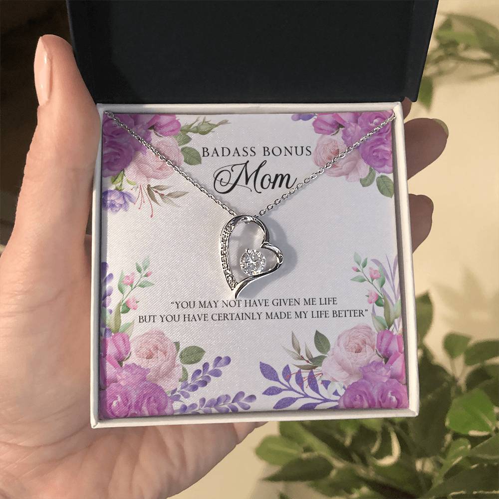 For Mom - You Have Made My Life Better - Forever Love Necklace