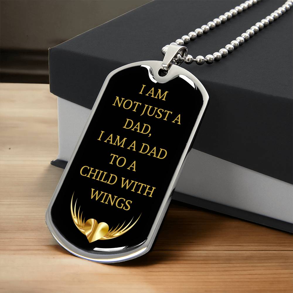 Daddy To Be, This Christmas I Am Snuggled In Mommy's Tummy Luxury Dog Tag W Engraving First Time Dad, New Dad Christmas Gift - Army Tag Necklace, Dog Tag