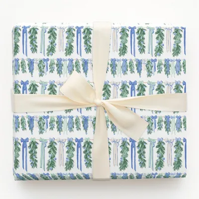 Christmas Garland - Gift Wrap for Christmas, Holidays Wrapping Paper, Christmas Wrapping Paper