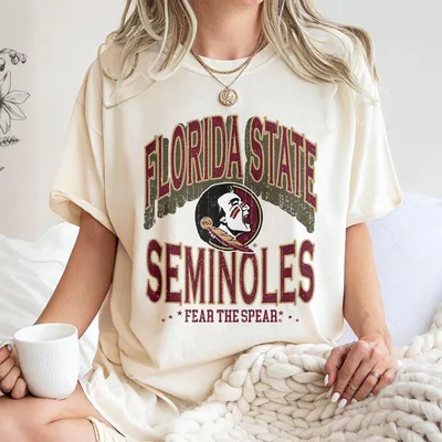 Florida State Seminoles T-Shirt – Official Fsu Apparel _ Vintage _fear The Spear_ Game Day T-Shirt For True Fans & Alumni