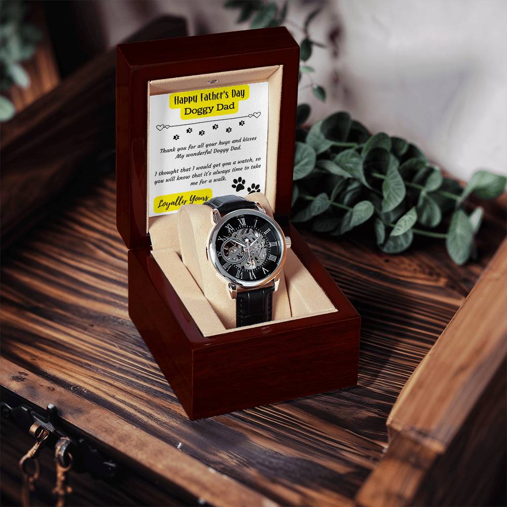 Doggy Dad Special - Men's Openwork Watch