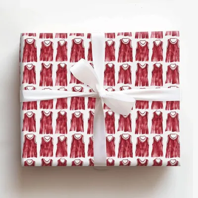 Off the Bench Mode - Gift Wrap for Christmas, Holidays Wrapping Paper, Christmas Wrapping Paper