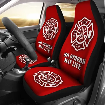 So Others May Live Firefighter Universal Fit Car Seat Covers
