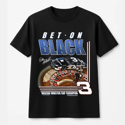 Vintage Dale Earnhardt Bet On Black 1993 T-Shirt, Vintage Racing Graphic T-Shirt, Unisex Graphic T-Shirt, Casual Top Menswear Womenswear