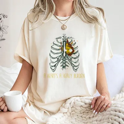 A Heart'S A Heavy Burden T-Shirt, Howls Moving Castle T-Shirt, Gift For Him And Her