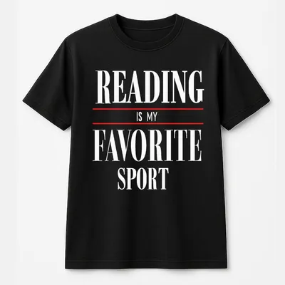 Bookish T-Shirt, Reading Is My Favorite Sport, Book Reader T-Shirt, Bookworm T-Shirt, Librarian T-Shirt, Gift For Booklover, Women'S Men'S Graphic T-Shirt
